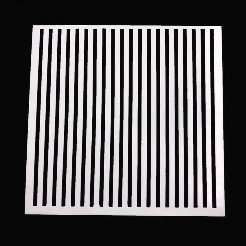 Распродажа параллельные линии трафареты для скрапбукинга спрей Пластиковая