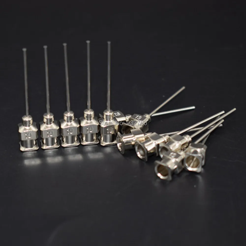 

12pcs 19G 21G 23G 25G Stainless Steel Mixed Dispensing Glue Liquid Adhesive Syringe Needle Tips