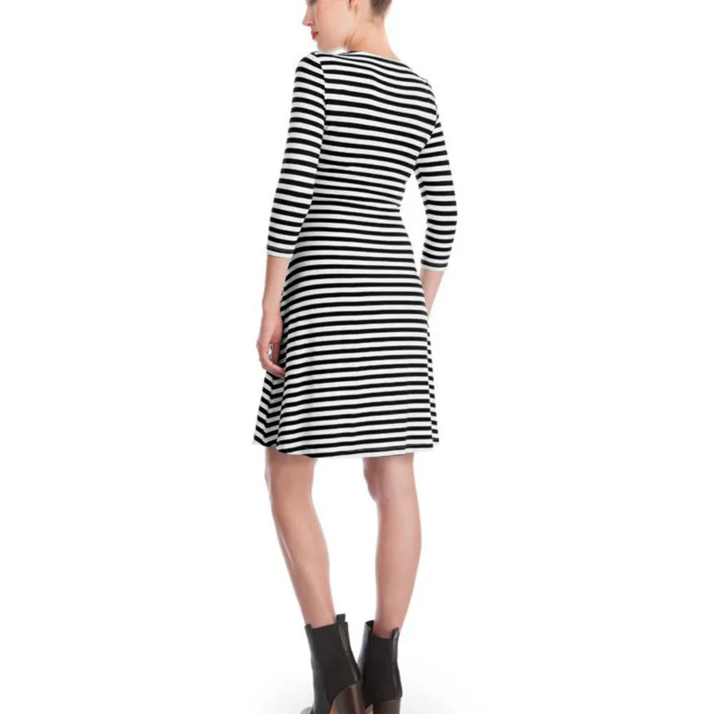 2018 чистый хлопок в полоску для беременных кормящих женщин платье пижамы | Мать и