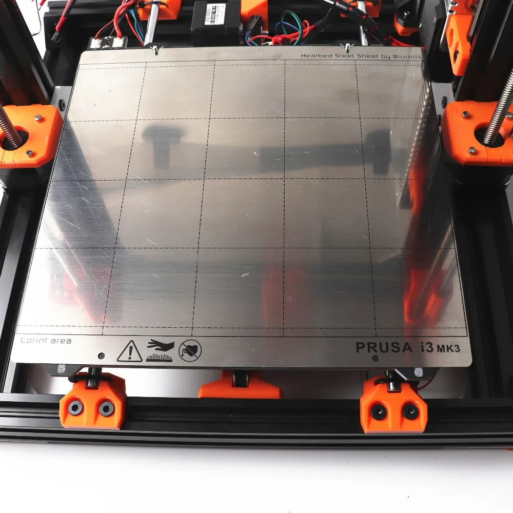 Фото Prusa i3 MK3 обновление медведя, 2040 V-слот алюминиевые профили, стержни, мощность паники PSU, комплект двигателей, подогрев, Y каретки, ремень, шкивы №3