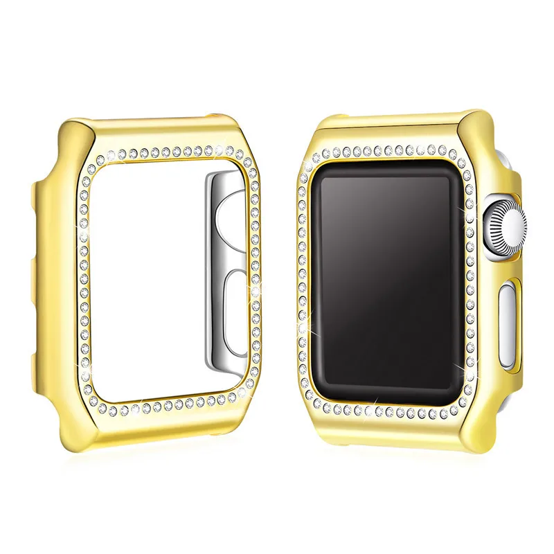 Новый чехол с бриллиантами для Apple Watch band 42 мм 38 Iwatch series 3 2 1 шт рамка кристальная