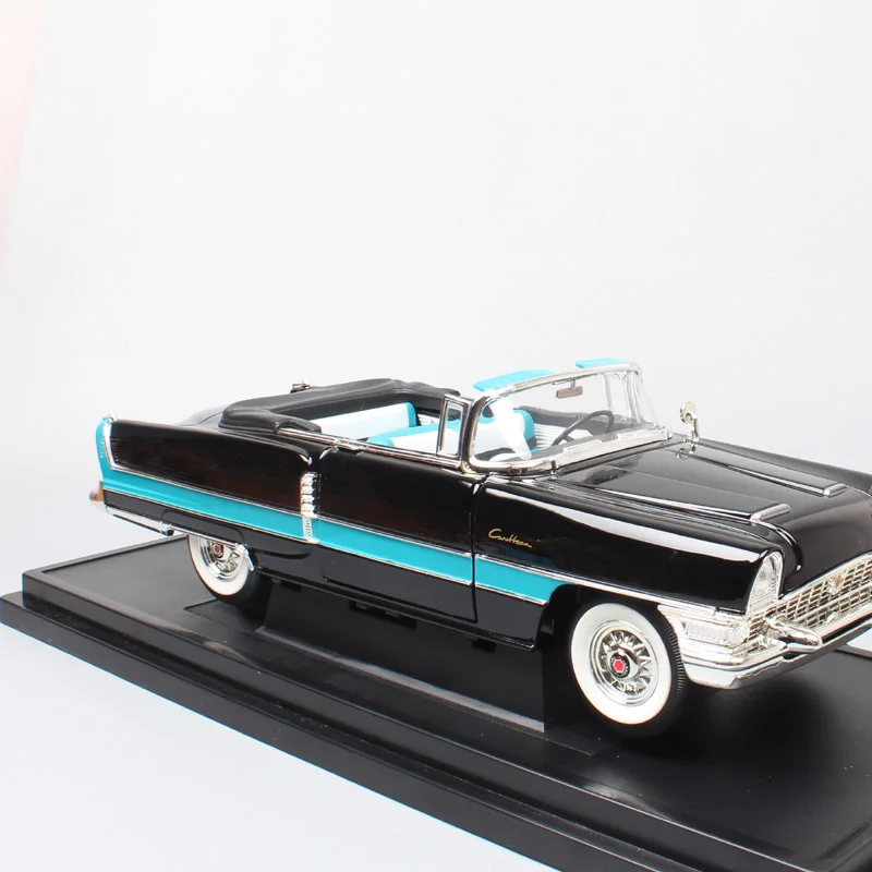 Знаменитый дорожный знак 1:18 большой винтажный автомобиль 1955 Packard Caribbean Spyder литая модель игрушечного автомобиля 1:18 масштабная модель автомобилей для коллектора