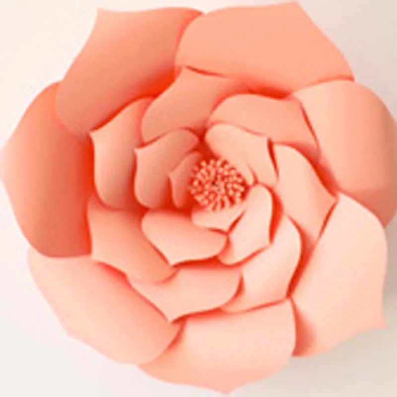 40CM sharp corners 40 см голова DIY бумажные цветы для украшения свадебной вечеринки, гигантская картонная бумага цветочный фон, искусственная большая Роза Настенный декор - Цвет: 40CM sharp corners