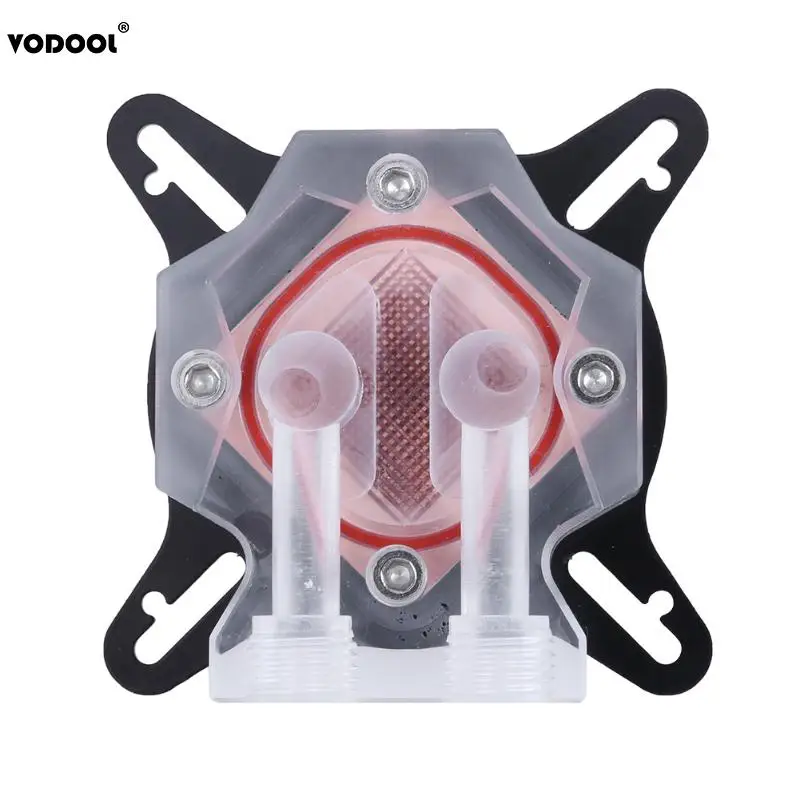 Водяной блок охлаждения процессора 40 мм кулера для воды медная Базовая плата