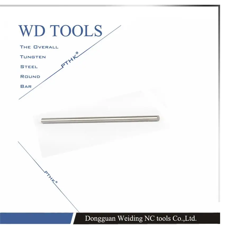 Вольфрамовый стальной круглый стержень для шлифования HRC65 диаметр 7 мм длина 100