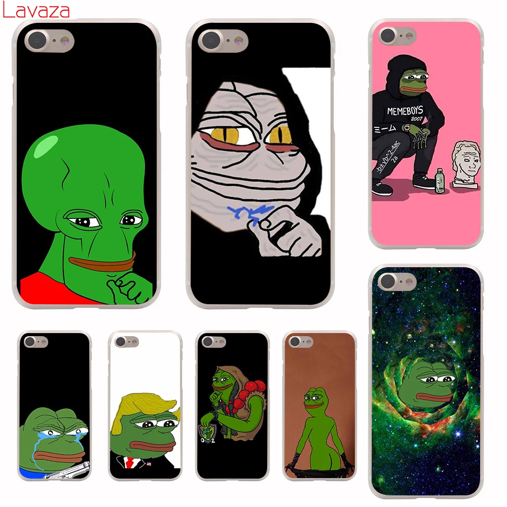 Lavaza Pepe the Frog collage жесткий чехол для телефона Apple iPhone 6 6s 7 8 Plus X 5 5S SE XS MAX XR | Мобильные