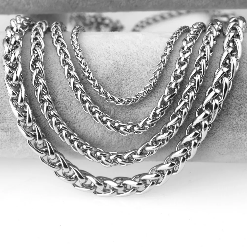 Цепочка Из Нержавеющей Стали 316L ширина 3 4 5 6 7 мм|jewelry wholesale|wholesale jewelrysteel jewelry |