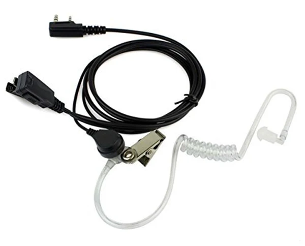 Горячая Скрытая воздушная Акустическая трубка 2-контактный PPT наушник для Kenwood