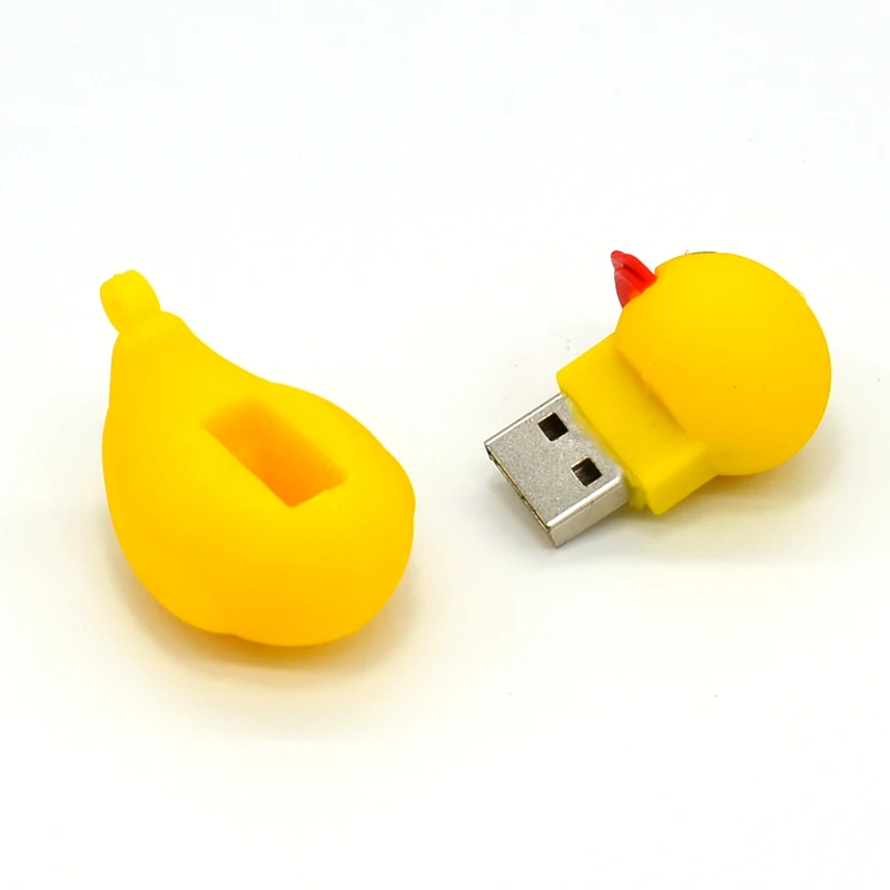 Желтая утка U диск Флеш накопитель с 128 МБ/8gb/16gb/32gb/64gb опт usb флеш-накопитель