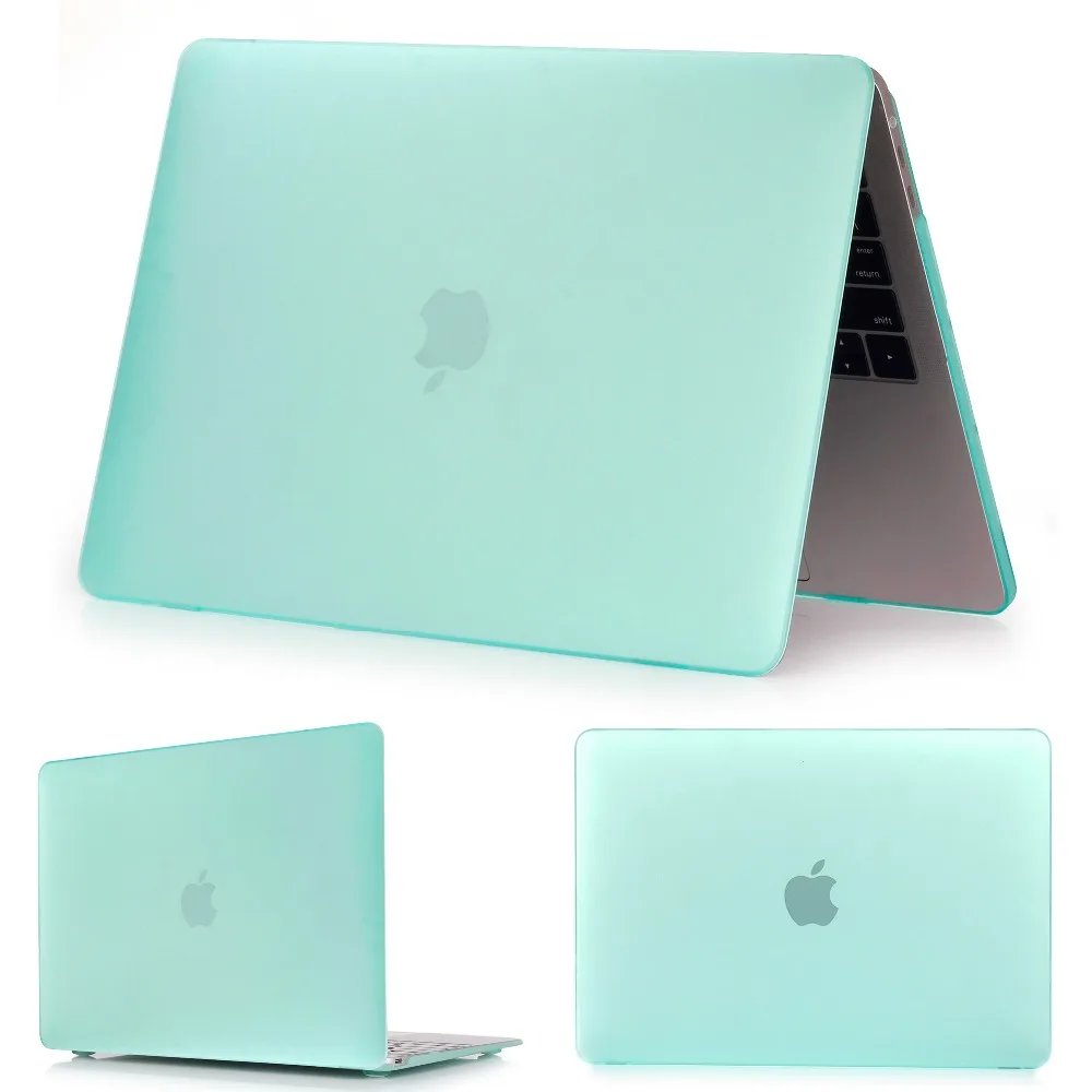Кристальный \ матовый чехол для Apple Macbook Air Pro retina 11 12 13 15 дюймов сумка для ноутбука, для нового Mac book Air Pro 13,3 чехол A1932+ подарок