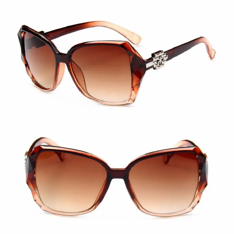 Женские винтажные солнцезащитные очки брендовые дизайнерские с кольцом защита