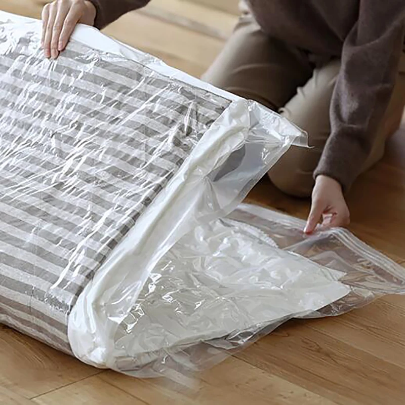 PET пластиковый вакуумный мешок для хранения пыли и откачки одежды обувь одеяла