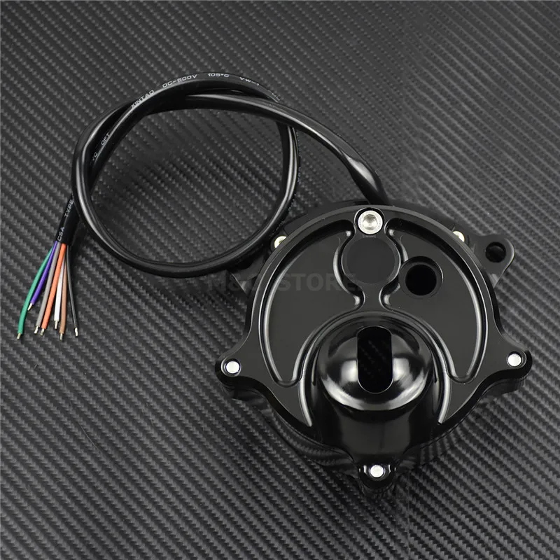 Black Мотоцикл кафе Спидометр Монтажный Кронштейн подходит для Harley Sportster IRON XL883 1200R nighster Roadster 2008-2013 - Цвет: Black