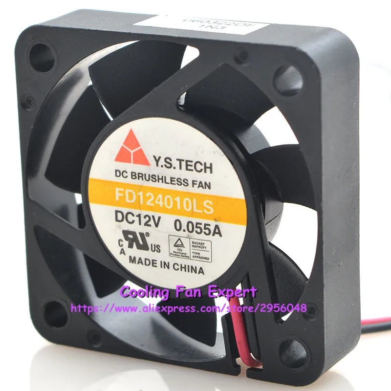 Y.S.Tech FD124010LS Ультра тихий масляный Вентилятор охлаждения подшипника постоянного