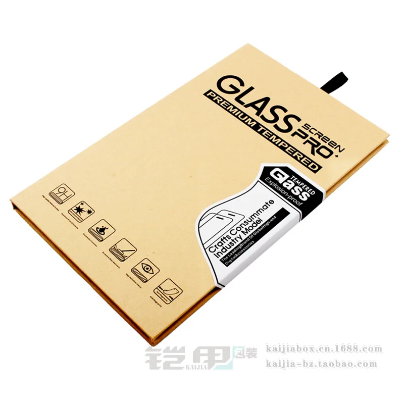 KJ 661 500 шт./лот крафт бумажная коробка для OPPO VIVO huawei защита экрана из закаленного