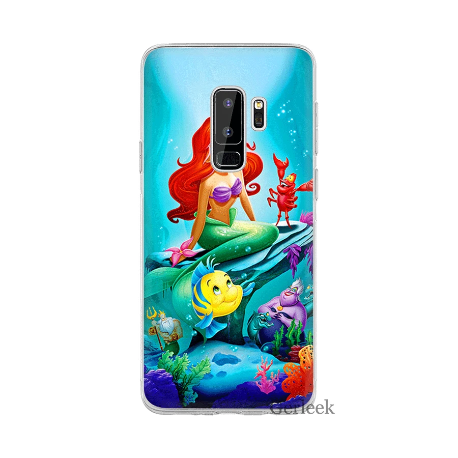 Чехол Desxz Ариэль Русалочка для Samsung Galaxy S3 S4 S5 S6 S7 Edge S8 S9 S10 Plus S10e | Мобильные телефоны