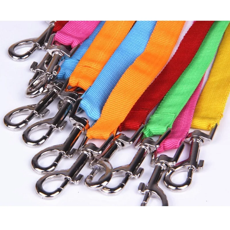 Новые товары для домашних животных нейлоновый поводок собак 4 цвета цепь двойной