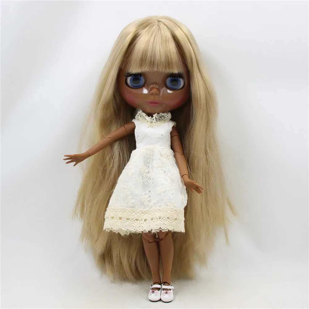 Ледяной DBS Blyth кукольные 1/6 30 см bjd супер черный темных оттенков кожи шарнирное