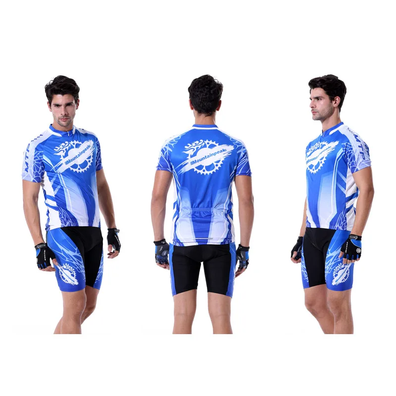 Mountainpeak просвет Велоспорт Джерси комплект Pro Team Мужчины Езда Рубашка MTB велосипед 2