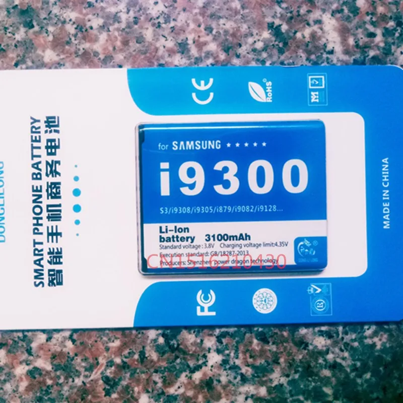 Новый DLL EB L1G6LLU аккумулятор 3100 мАч для Samsung Galaxy S3 SIII i9300 i9308 i9305 i9082 i9080 i9128E i9060 i9301 i9118