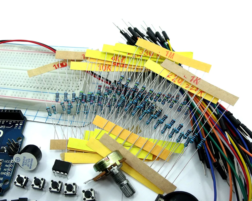 ASK 02 электронный стартовый набор UNO R3 для arduino резисторы конденсатор