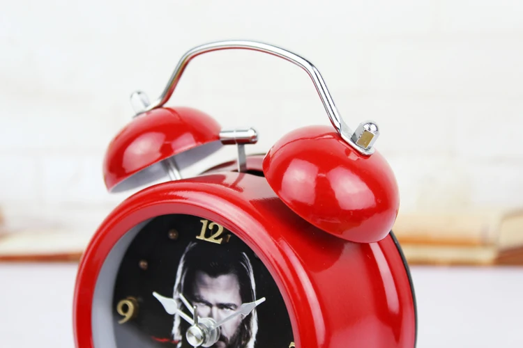 Мода творческой 3D стереоскопический фильм герой тор металл цифровой будильники