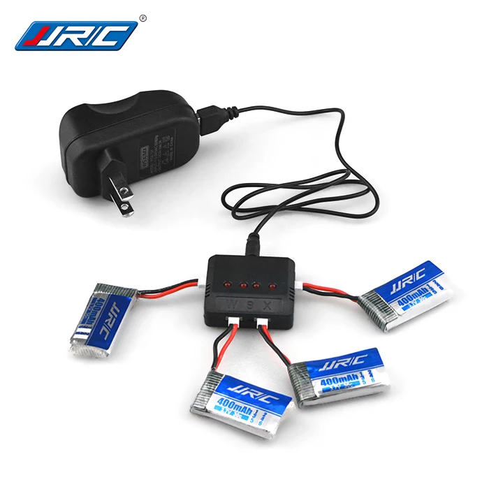 4 шт. 3 7 V JJRC H31 400mAh 30C Lipo батарея и 4in1 зарядное устройство коробка для RC Quadcopter