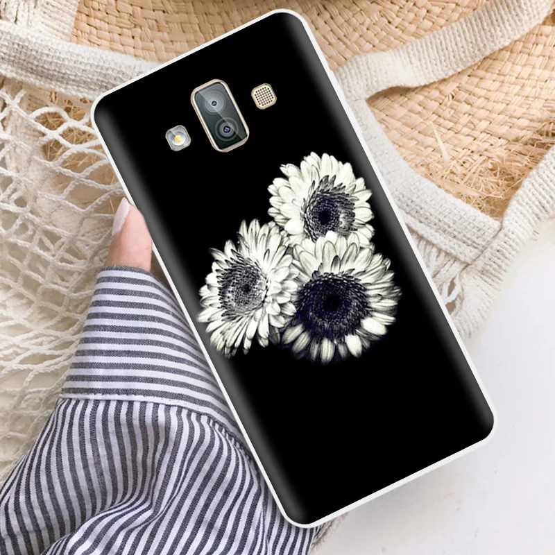 5.5&quot for Samsung Galaxy J7 Duo Mobile Phone Protector SM-J720F Clear Silicone Shell Wed Dress Cases |