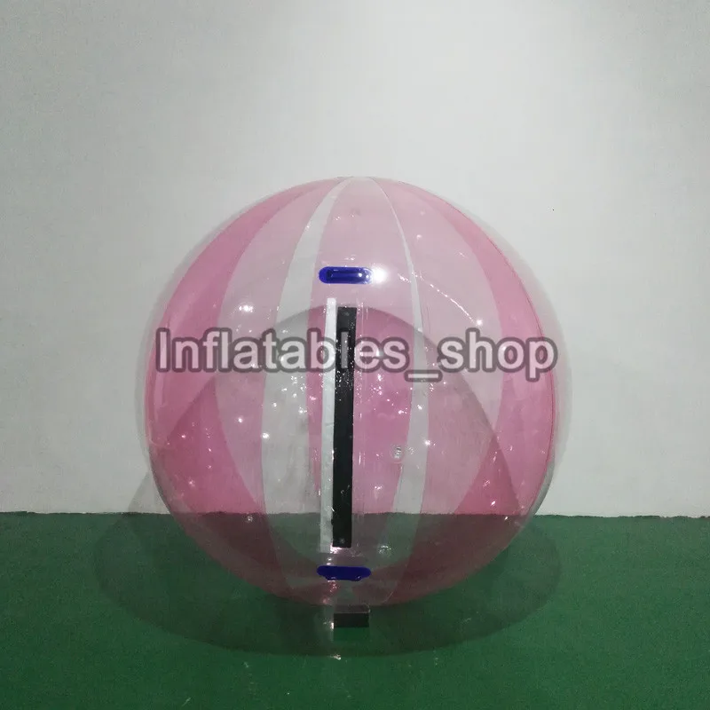 pink with clear 2 м диаметр Забавный развлекательный водный шар, надувной водный шагающий шар Зорб шар, для 1-2 человек - Цвет: pink with clear