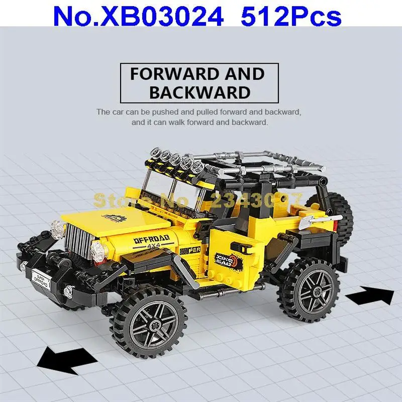 Xb03024 512 шт. внедорожник автомобиль строительные блоки 2 игрушки | Игрушки и хобби