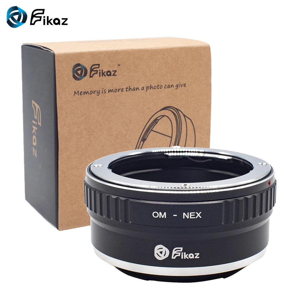 Кольцо адаптер для крепления объектива фотокамеры Fikaz Olympus OM Sony NEX E Mount 3 3N 5