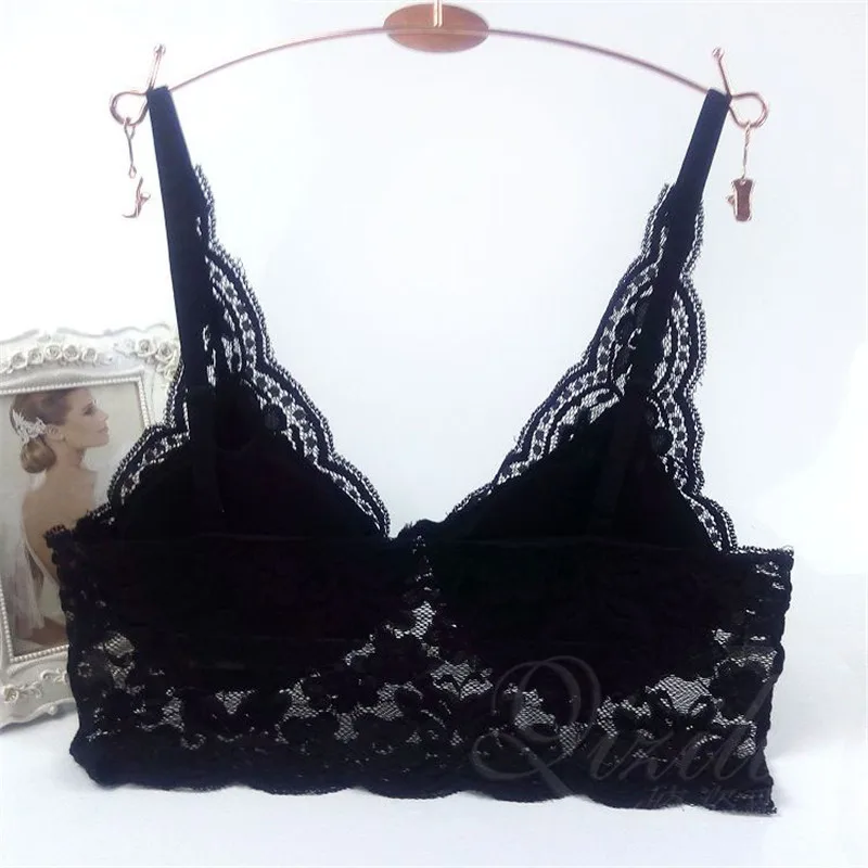 Нижнее белье для девочек однотонные кружевные спортивные бюстгальтеры нижнее