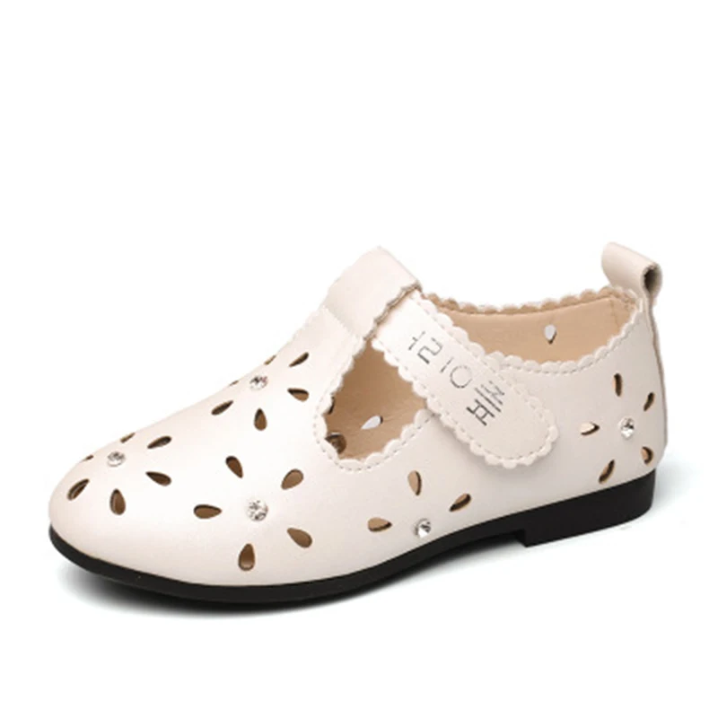 2017 сезон весна лето детские сандалии кожаная обувь для девочек детская принцессы