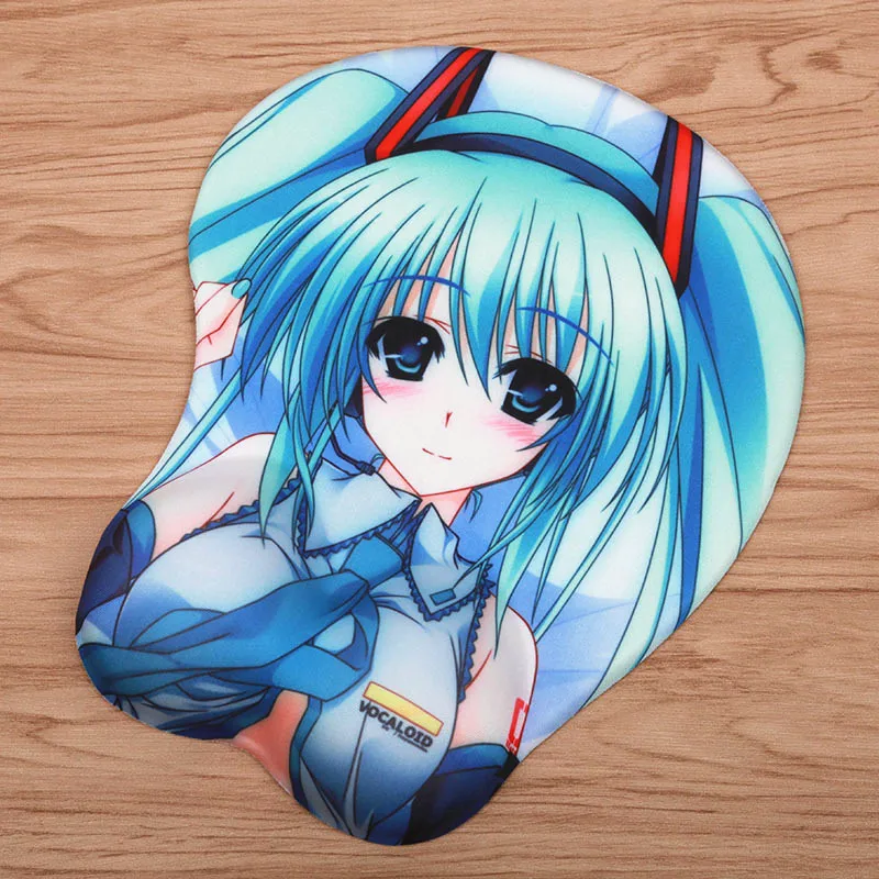 FFFAS 3D Hatsune Miku коврик для мыши игровой геймер Сексуальная повязка на запястье коврик для мыши Tapete muisковрик для ПК Compute Latop notebook