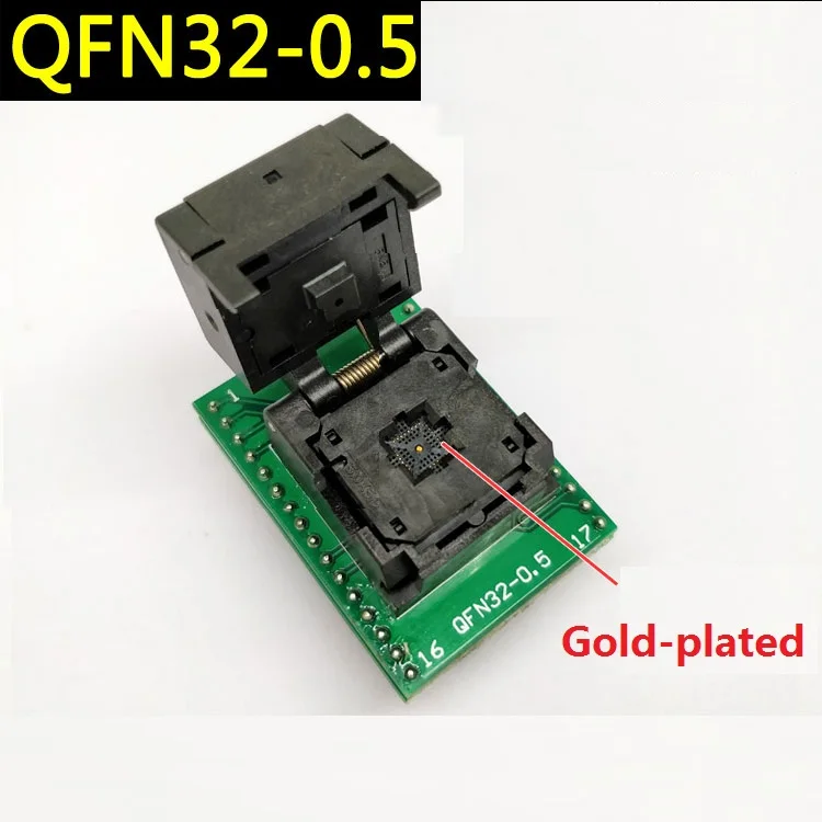 QFN32-0.5 записывающее сиденье для программирования двухслойного тестового сиденья.