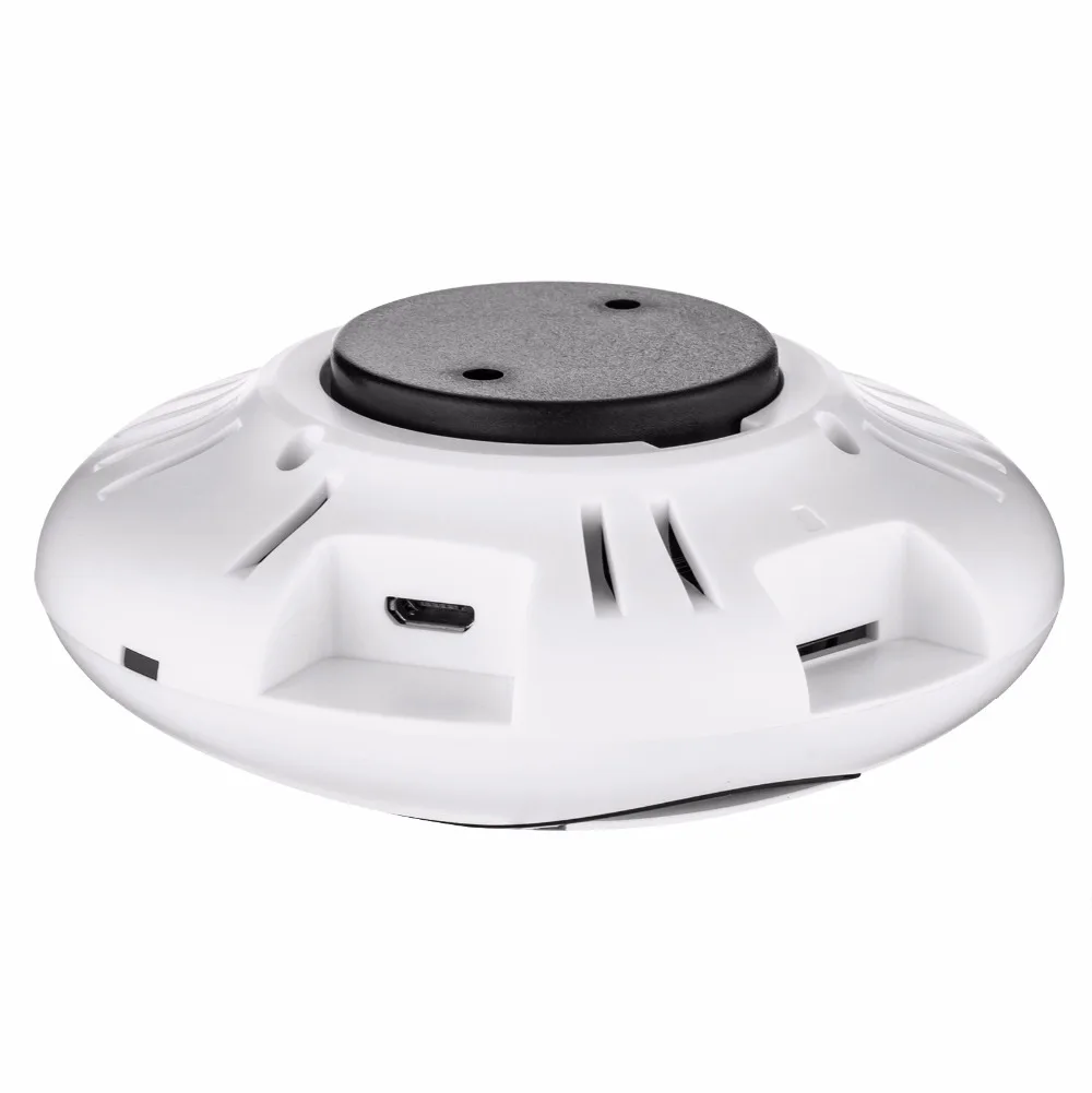 Wi Fi мини IP Камера 360 градусов охранных Беспроводной панорамный Fisheye CCTV 1.3MP 960 P HD