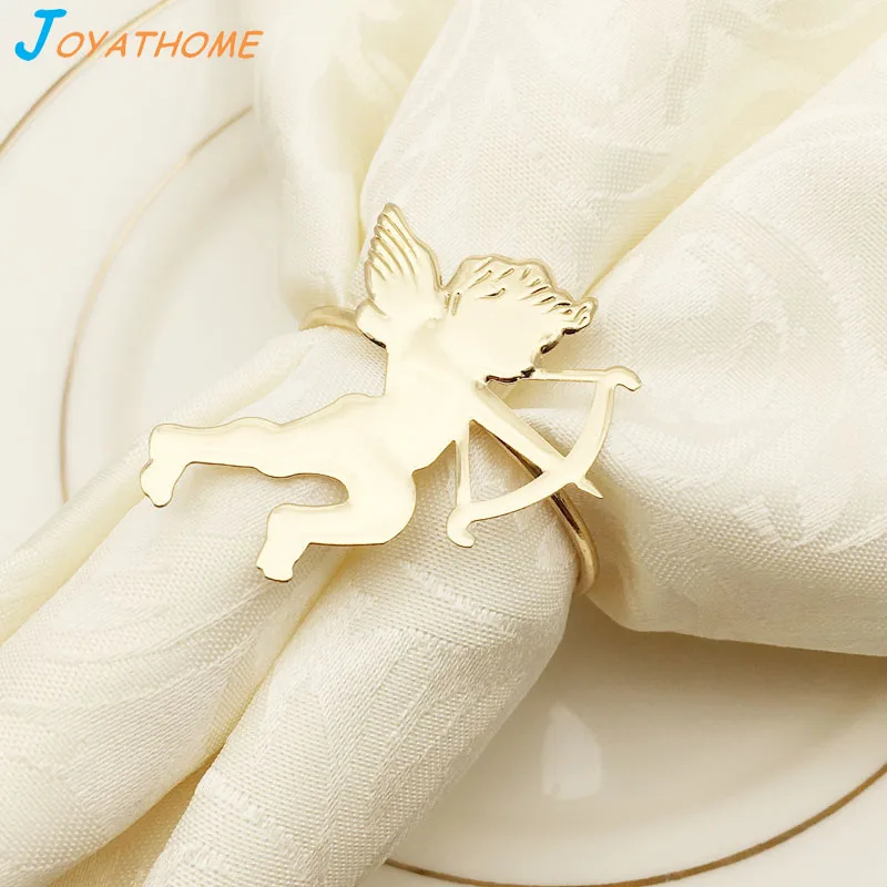 Joyathome High End Купидон кольцо для свадебных салфеток держатель Салфетка коврик