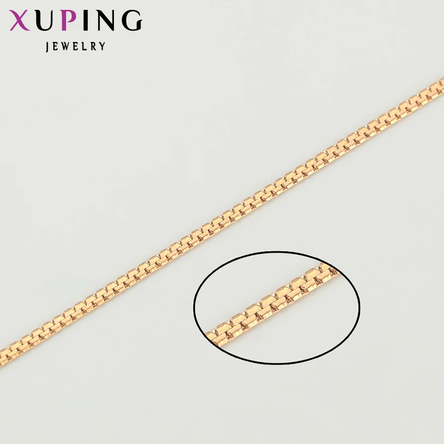 Xuping модное ожерелье, дизайн, длинное ожерелье, позолоченное ожерелье, Женская цепочка, ювелирное изделие,, подарок 42609