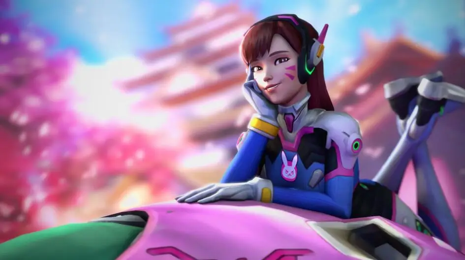 Overwatch игра dva Кролик Банни Логотип Металлическая Булавка, розовая Дива Банни твердая эмалированная брошь для косплея реквизит костюм аксессуар ювелирные изделия