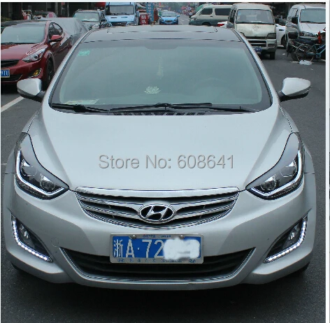 Для HYUNDAI 2012 2013 год Elantra Светодиодная лента передняя лампа TLZ|elantra led|hyundai elantra ledhyundai