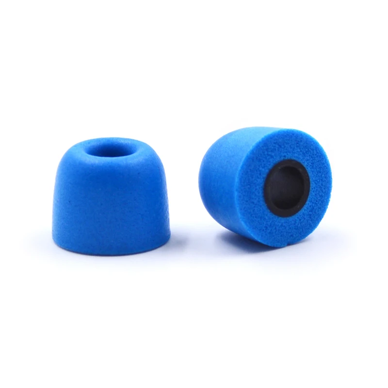 1 Pair Blue NICEHCK 1Pair(2pcs) 5mm T400 Noise Isolating Memory Foam Ear Tips Foam Eartips Earplug For In Ear Earphone IEM Earbud Headset - Цвет: 1 Pair Blue