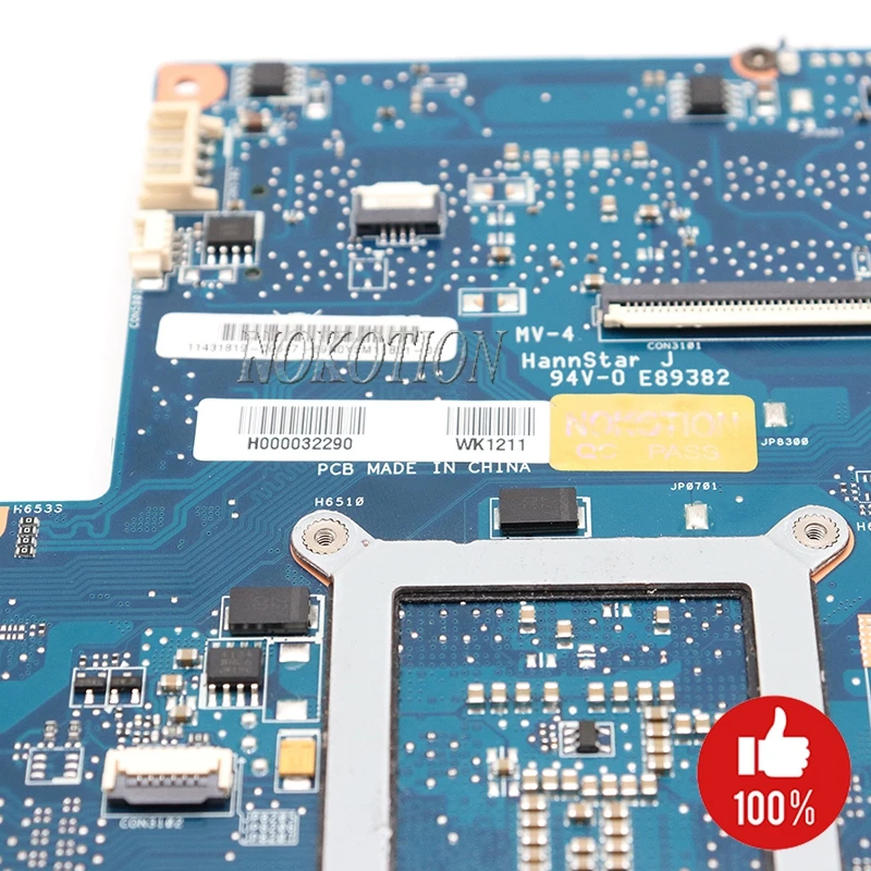 NOKOTION для ноутбука Toshiba Satellite L775 материнская плата 08N1-0NA1J00 HM65 GMA HD DDR3 H000032290 основная плата