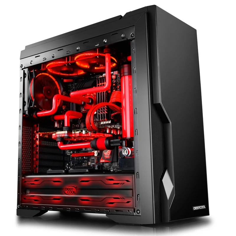 Чехол для компьютера DEEPCOOL Dukase (поддержка материнской платы ATX/Поддержка водяного