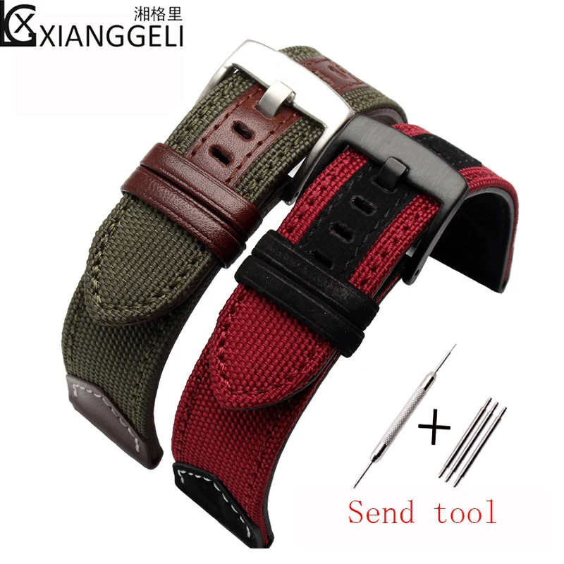 

Watch accessories Jeep nylon canvas watch with JP612 JP15201 JPC312 men's and women's casual fashion sports strap 20mm 22mm 24mm