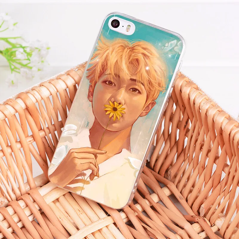 Laumans Популярные Star арт BTS Прозрачный чехол для Apple iPhone 8 7 6 S Plus X 5 5S SE 5C 4 4S крышка |