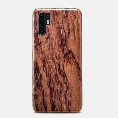 Чехол для телефона из натурального дерева для huawei P30 PRO P30, P30 Lite, чехол-накладка из черного ледяного дерева, грецкого ореха, красного розового дерева, черного розового дерева - Цвет: P30PRO Rosewood