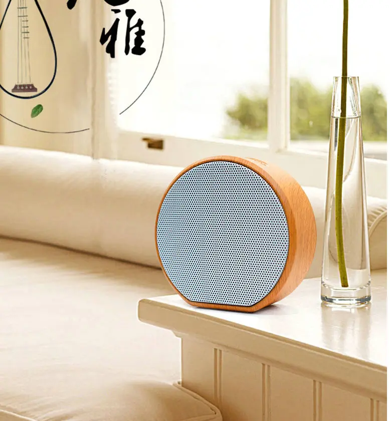 Tikigogo деревянный зерна Bluetooth 4 2 беспроводной bluetooth динамик FM радио Aux в HiFi стерео