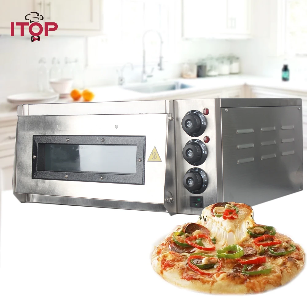 ITOP 20L электрическая печь для пиццы, торта, хлеба, жареной курицы, пиццы, плита для коммерческого использования, кухонные печи для выпечки с камнями для пиццы