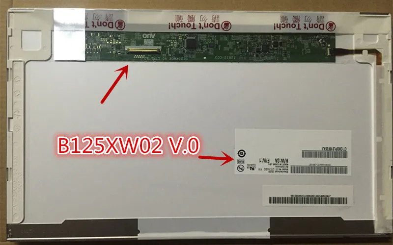 12 5 дюймовый ЖК-монитор LTN125AT02 B125XW02V. 0 1366*768 бесплатная доставка | Компьютеры и офис
