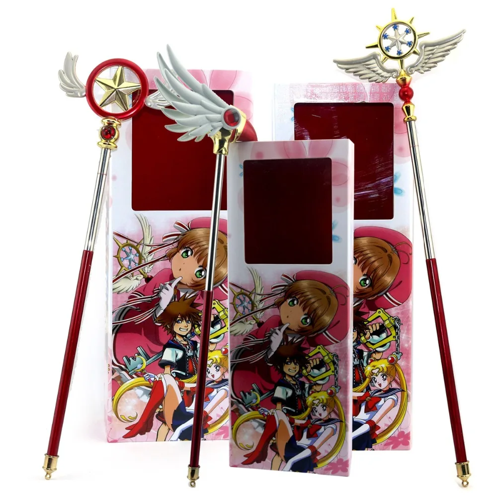 3 стиль Карта аниме Captor Sakura Косплей Реквизит душевная розовая Звезда крыло аксессуары для волшебной палочки подарок коллекционная